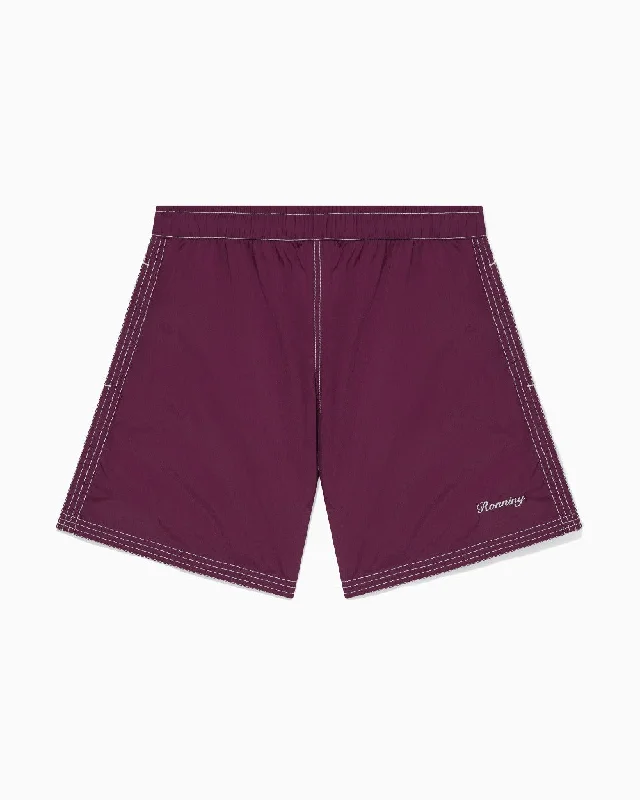 Swim Short - Burgundy