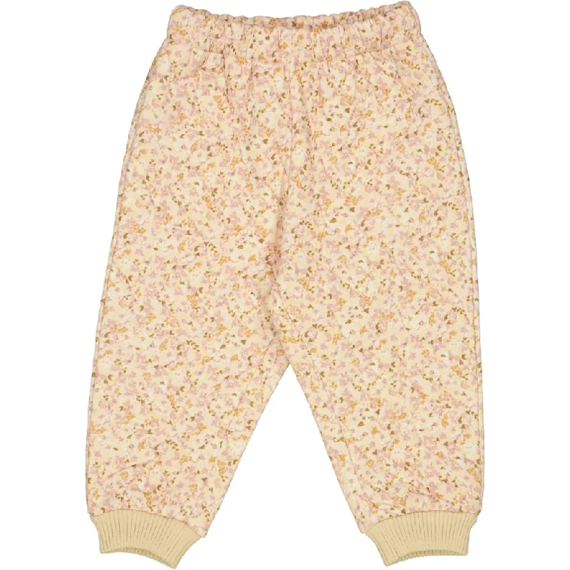 Thermo Pants Alex LTD - soft beige flowers