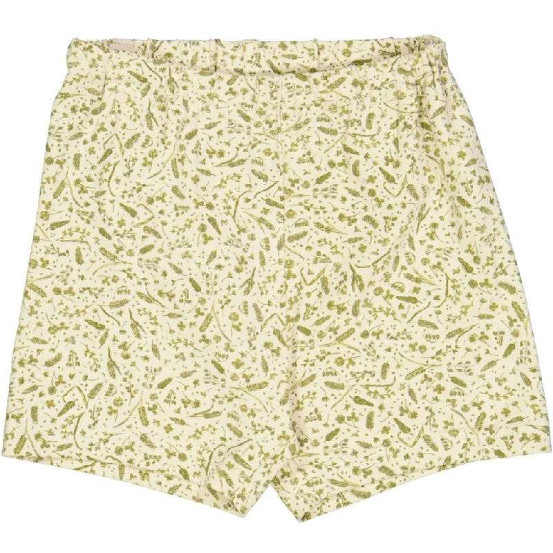 Shorts Bjørn - green grasses and seeds