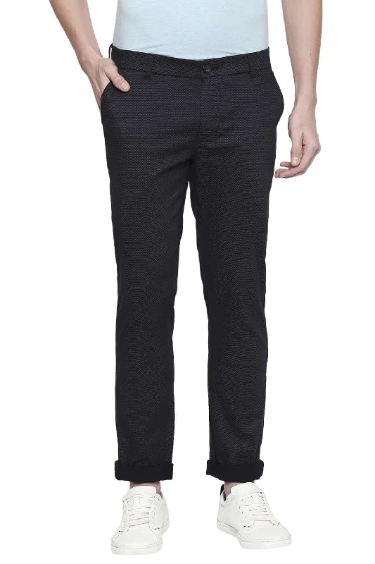 Tapered Fit Printed Stretch Trouser