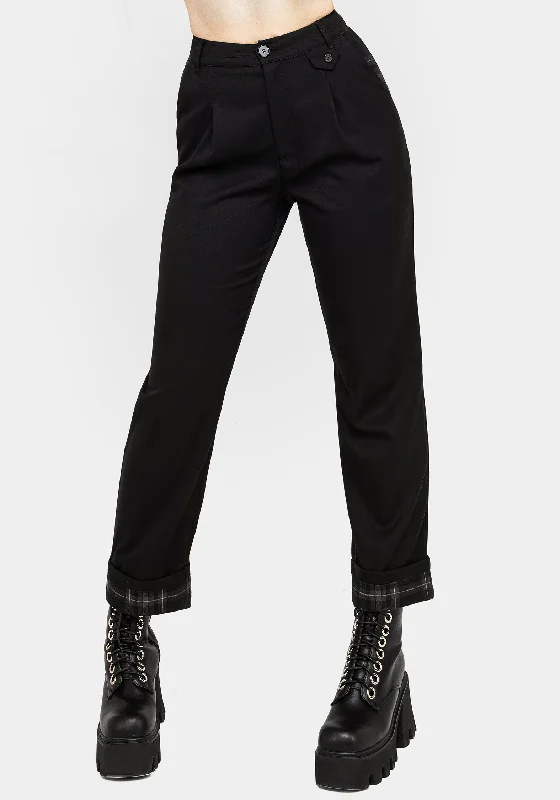 Clover Check Contrast Trousers