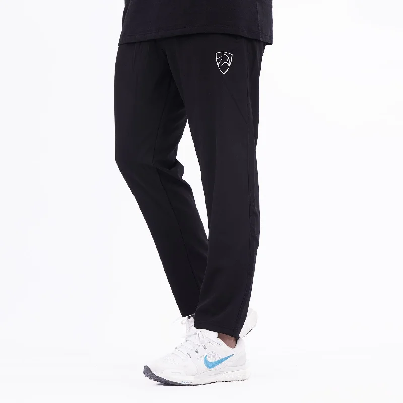 Tf-Premium Black Micro Relaxed Fit Bottoms