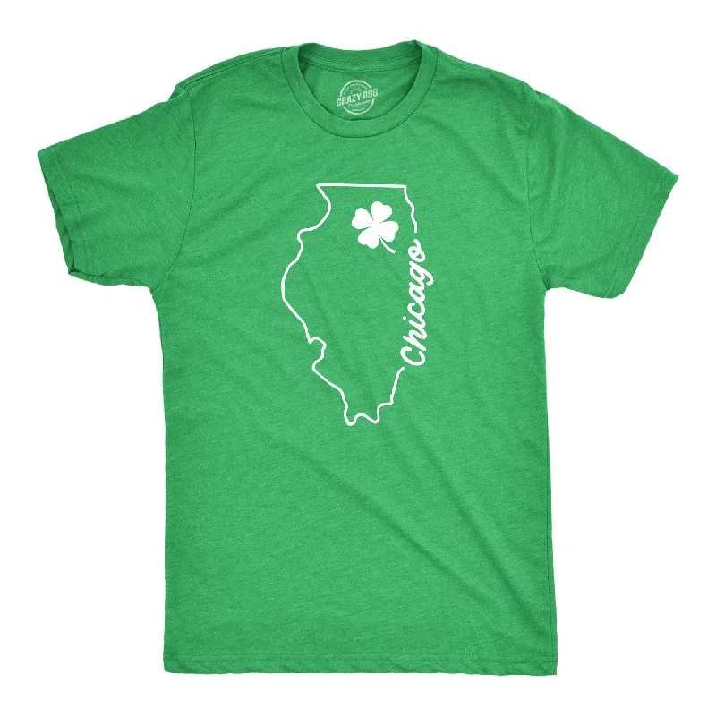 Chicago Illinois Saint Patrick's Men's T Shirt