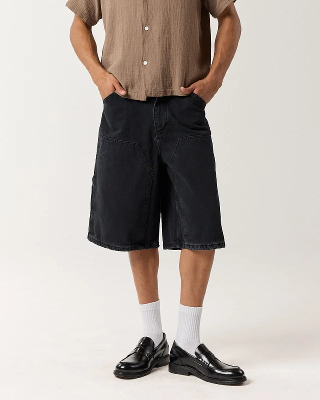 Carpenter Short - Washed Black