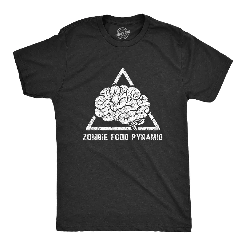 Zombie Food Pyramid Men's T Shirt