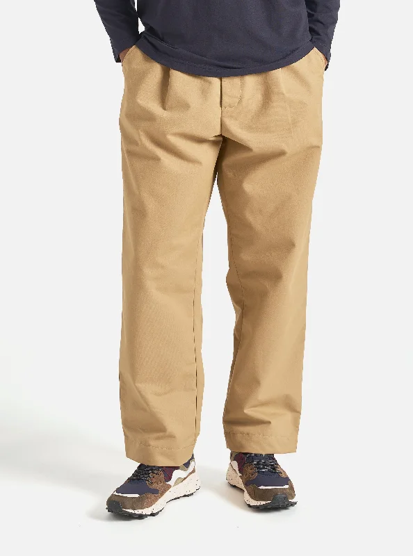 Universal Works Duke Pant in Sand Brushed Polytech