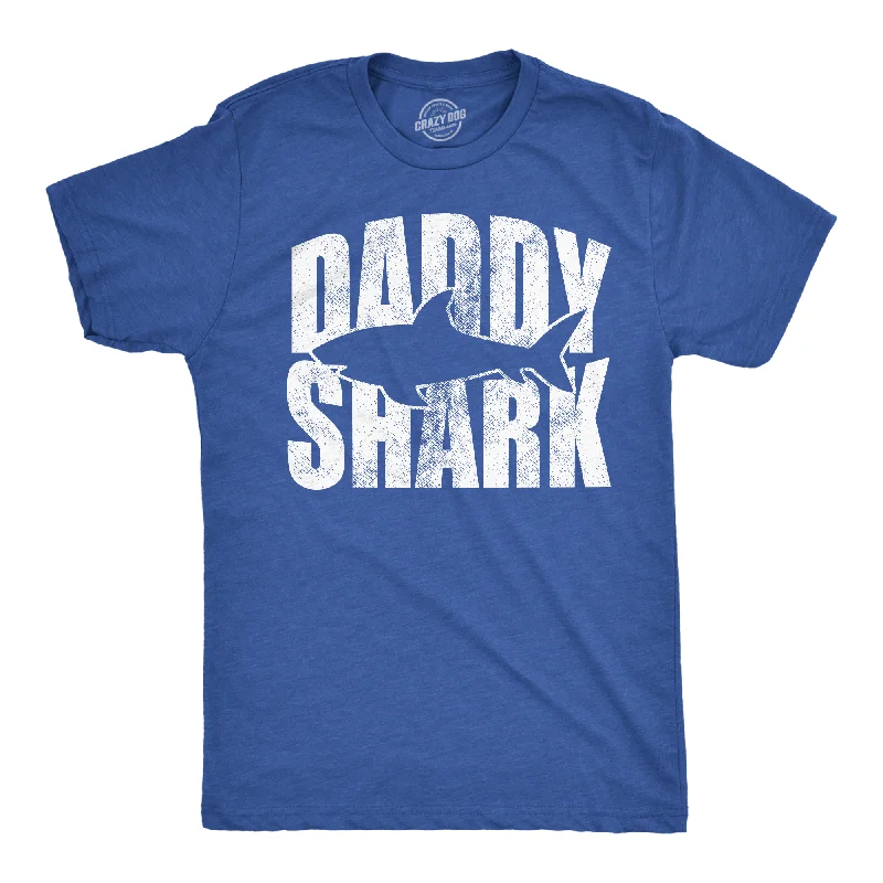 Daddy Shark Silhouette Men's T Shirt