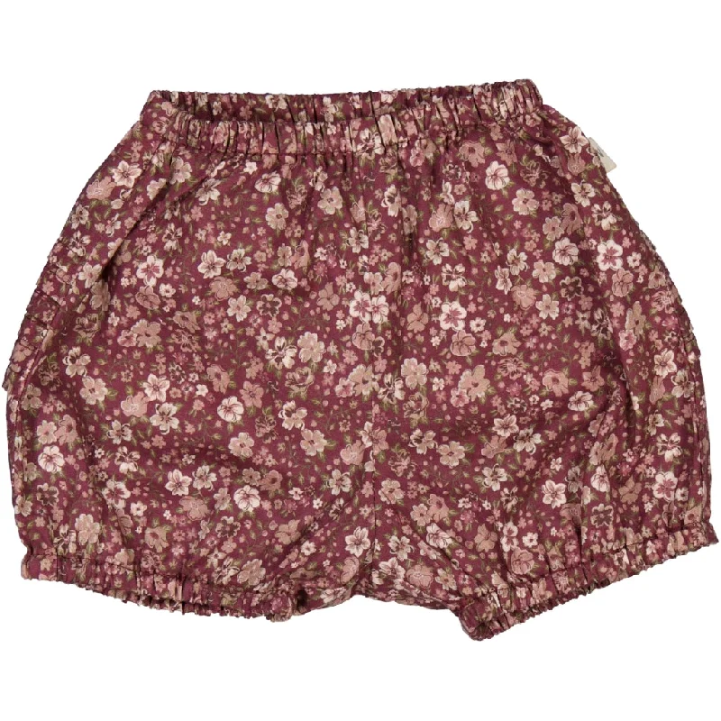 Nappy Pants Pleats - mulberry flowers