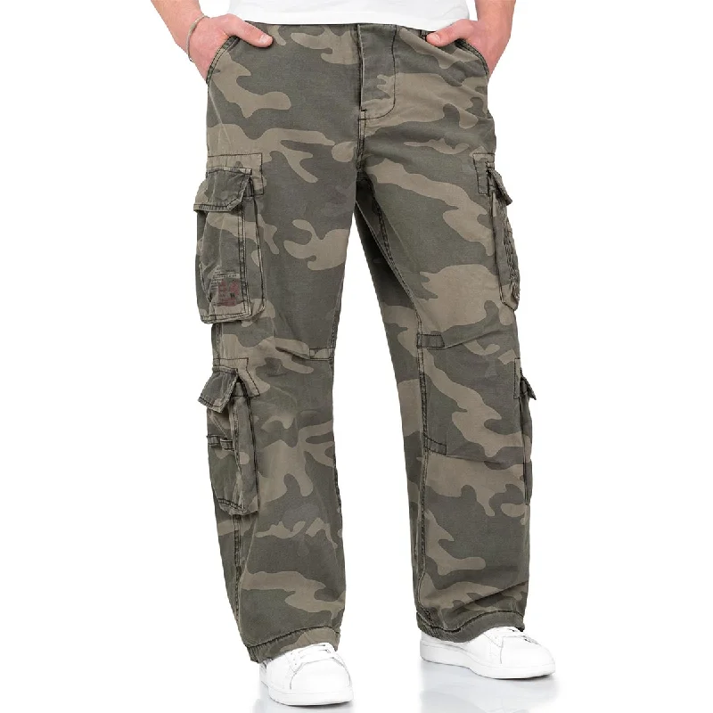 Surplus Airborne Vintage Trousers Black Camo