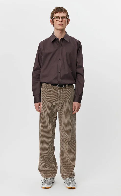 Cord Trousers - Dusty Brown