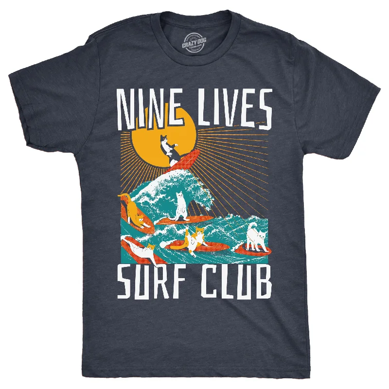 Nine Lives Surf Club Men's T Shirt