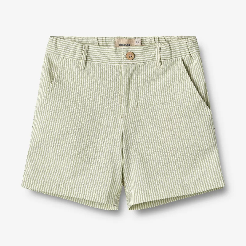 Shorts Elvig - green stripe