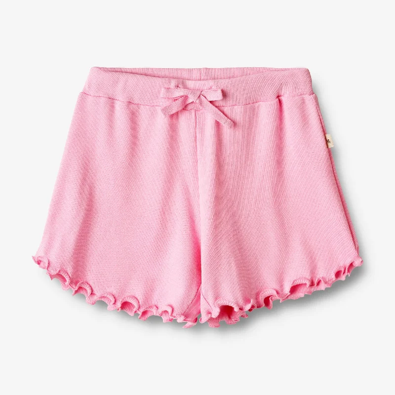 Rib Shorts Gertrud - pink