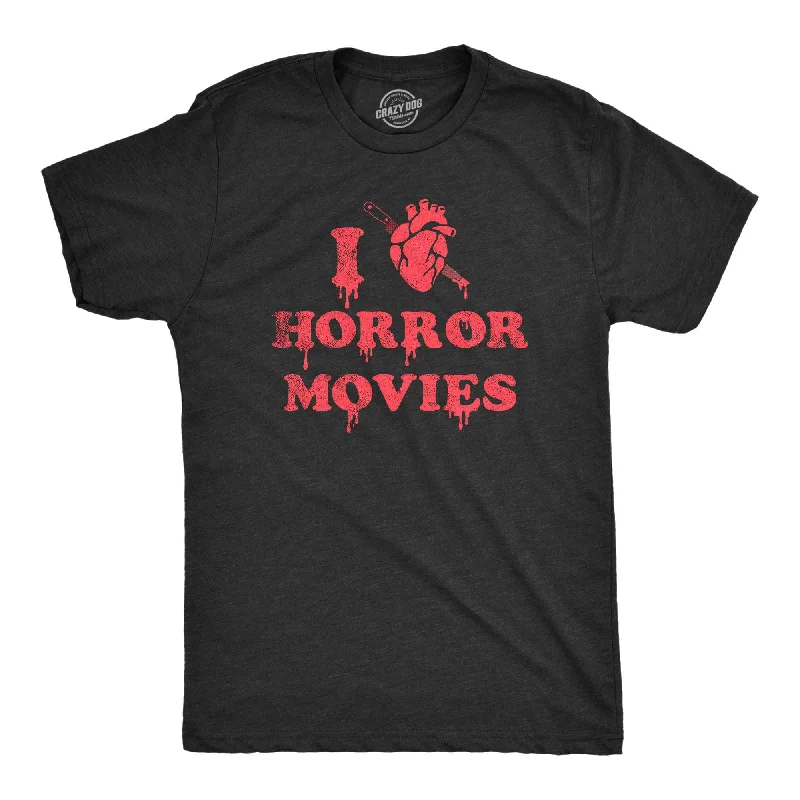 I Heart Horror Movies Men's T Shirt