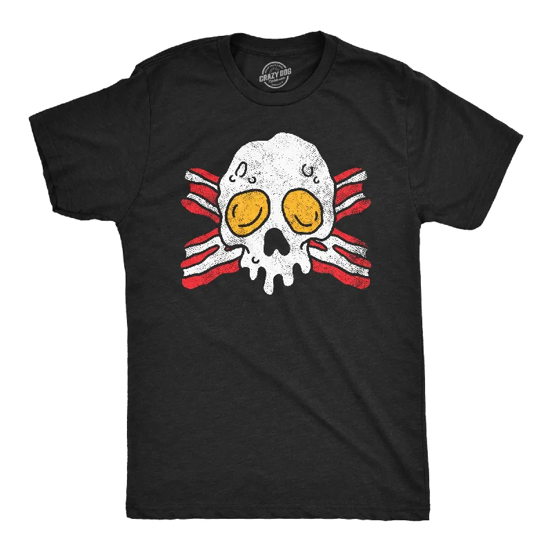 Bacon And Egg Skull Men's T Shirt