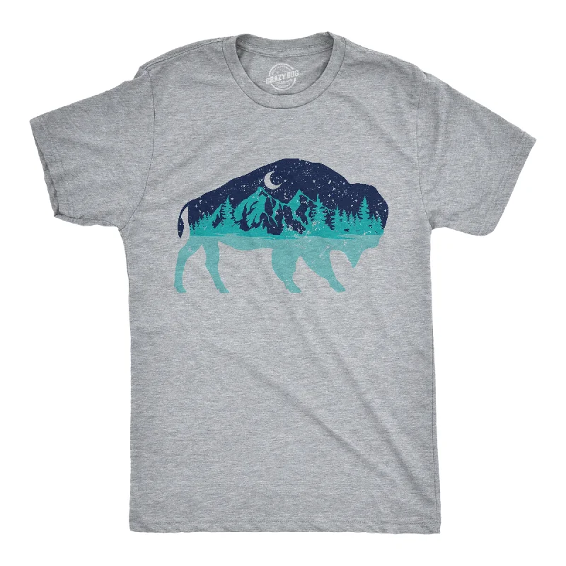 Nature Bison Men's T Shirt