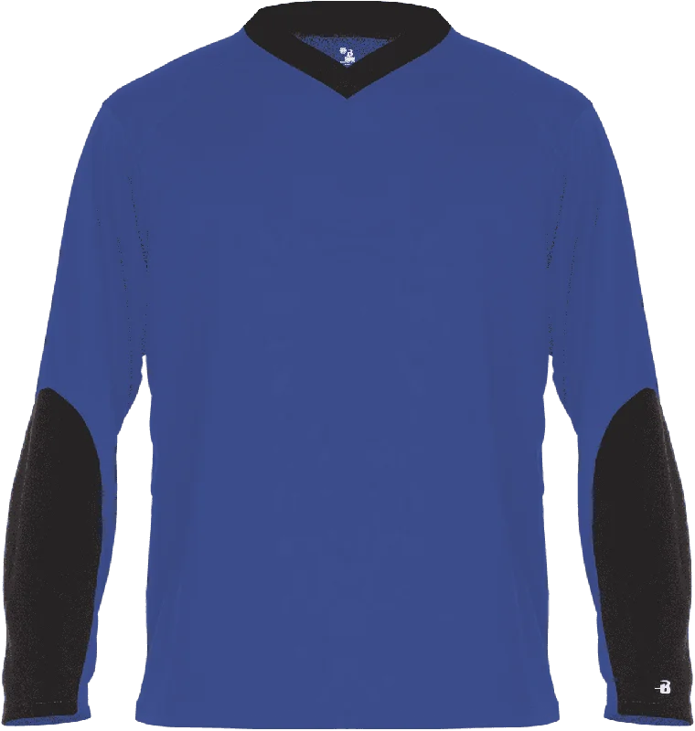 Badger Sport 426400 Sweatless Long Sleeve Tee - Royal Black