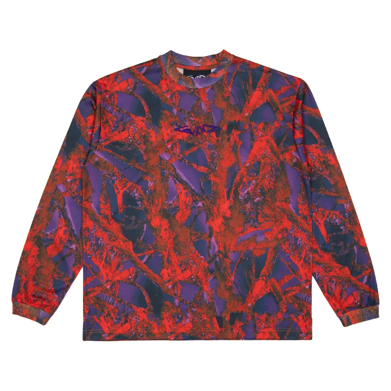 Camo Long Sleeve - Gradient Purple