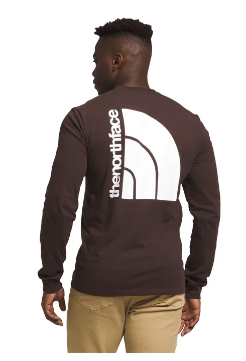 Jumbo Half Dome Longsleeve | Coal Brown