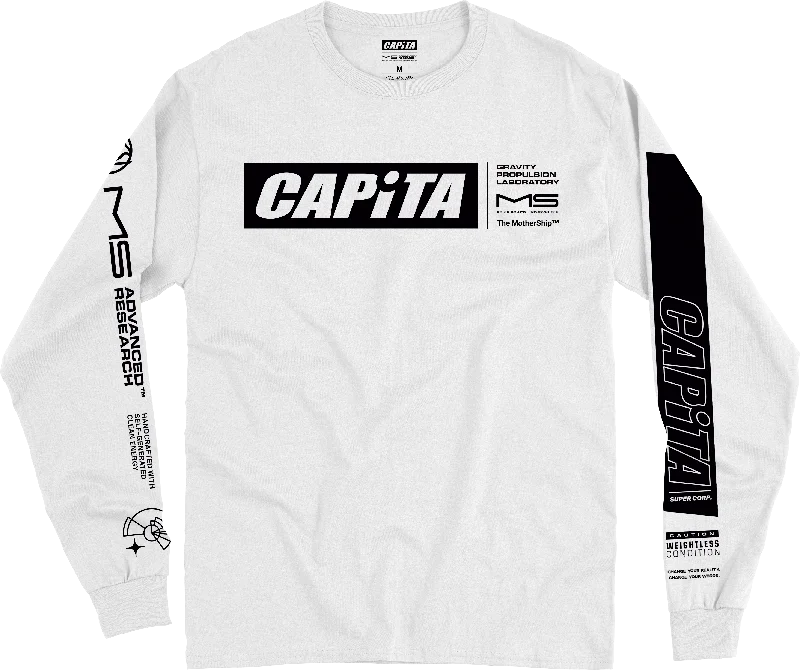 Mothership Longsleeve | White