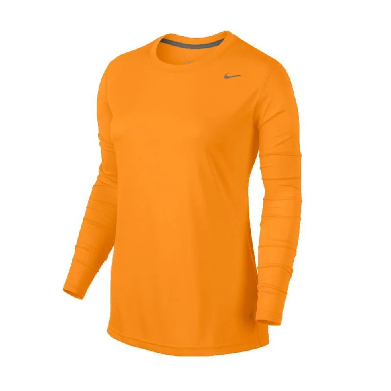 Nike Women's Legend Long Sleeve Bright Cermanic/Cool Grey