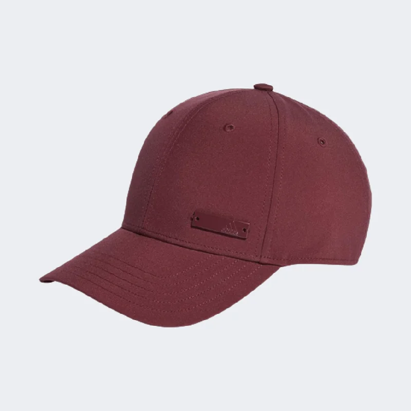 Adidas Lightweight Metal  Badge Unisex Training Cap Dark Red