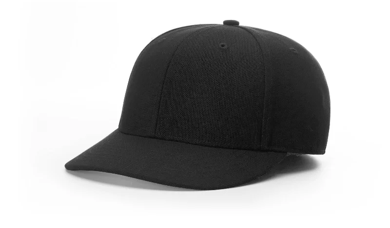 Black Richardson Surge Fitted Umpire Hat - 6 Stitch