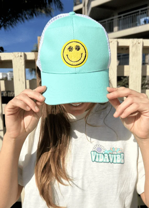 Smiley Face Volleyball Hat