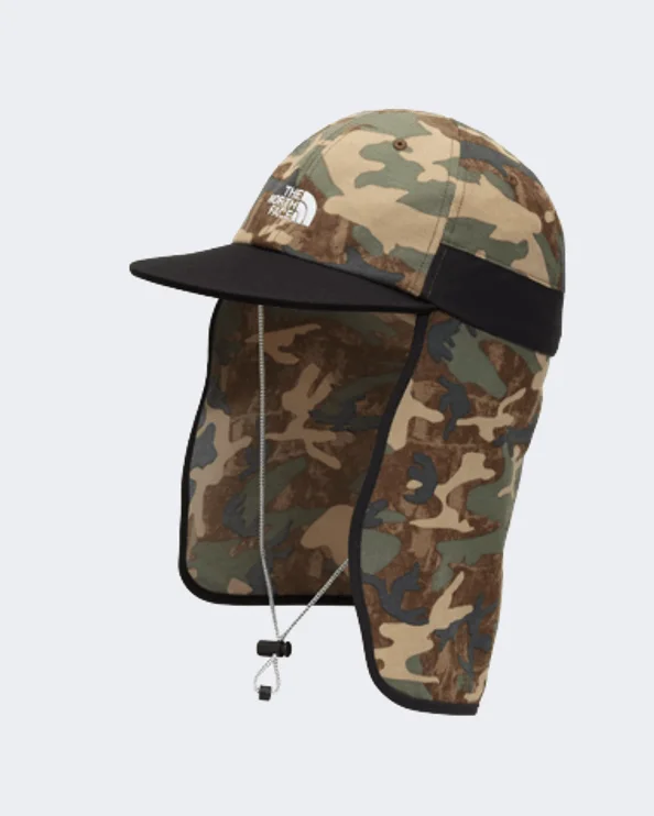 The North Face Class V Sunshield Unisex Hiking Hat Tan Camo