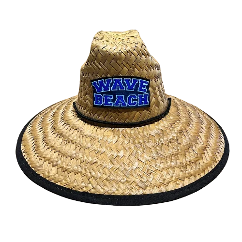 WAVE Beach Straw Hat