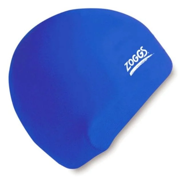 Zoggs Junior Silicone Cap Assorted Kids Swim Blue 300709/012